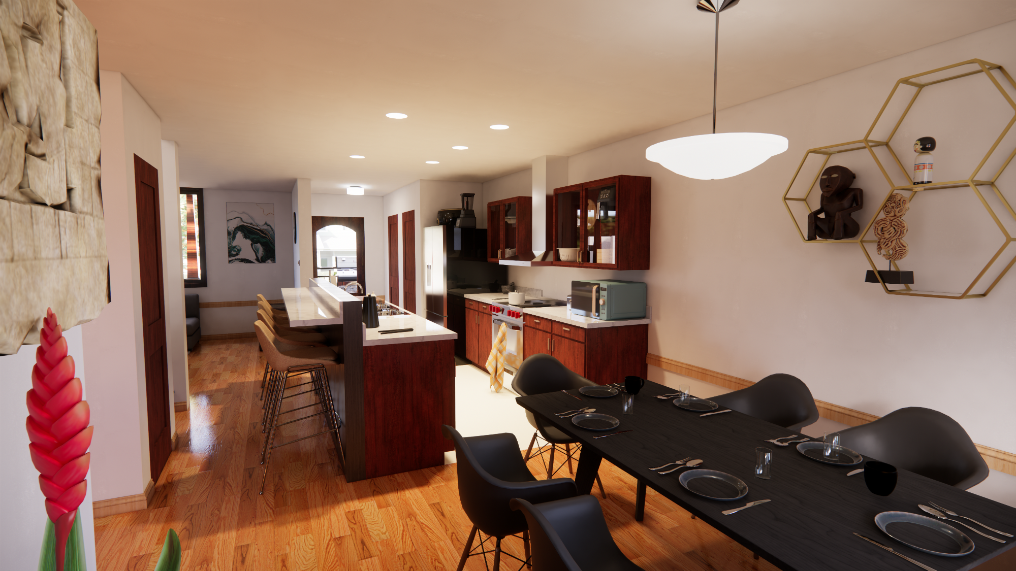 Dinning Room & Kitchen
